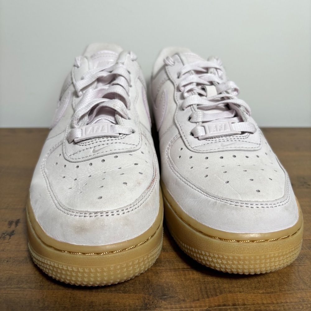 Nike Air Force 1 PRM Women size 7.5 Pearl Pink Sneakers Shoes DR9503-601 - Picture 2 of 6